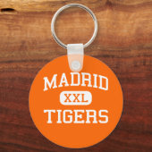 Porte-clés Madrid - Tigers - Madrid Lycée - Madrid Iowa (Recto)