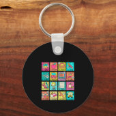 Porte-clés Maestra Bilingue Retour À L'École Espagnol Enseign (Recto)