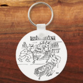 Porte-clés Magasin de détectives dans un supermarché (Recto)