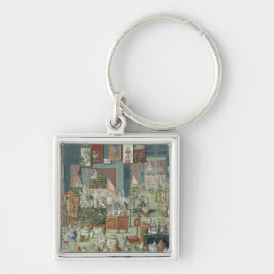 Porte-clés Magasin vendant les marchandises chinoises, moiti