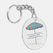 Porte-clés Magens Bay St Thomas USVI Caribbean Beach Time (Devant gauche)