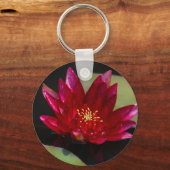 Porte-clés Magenta Lotus Nénuphar (Recto)
