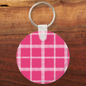 Porte-clés Magenta Plaid (Recto)