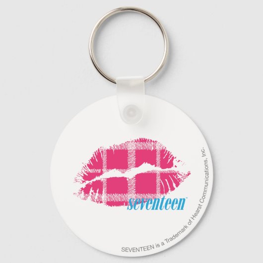 Porte-clés Magenta Plaid (Recto)