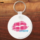 Porte-clés Magenta Plaid (Recto)