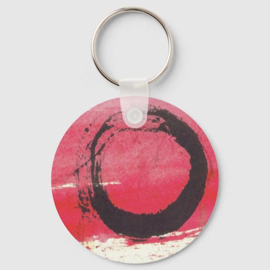 Porte-clés Magenta Zen Circle (Recto)