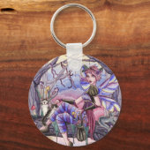 Porte-clés Maggie - Fée et Porte - clé de chat (Recto)