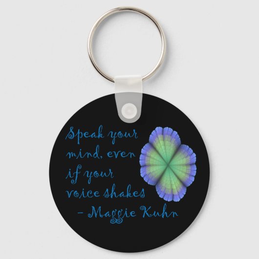 Porte-clés Maggie Kuhn - porte - clé (Recto)