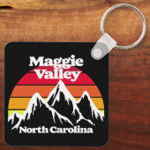 Porte-clés Maggie Valley Caroline du Nord (Verso)