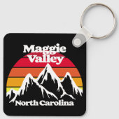 Porte-clés Maggie Valley Caroline du Nord (Dos)