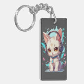 Porte-clés Magic Chaton Mignon avec Casque (Devant gauche)