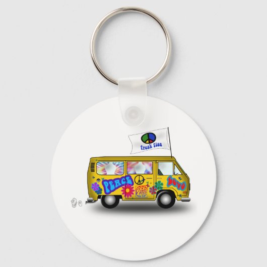 Porte-clés Magic Hippie Van (Recto)