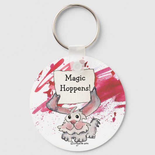 Porte-clés Magic Hoppens Cute Personnalisé Keychains (Recto)