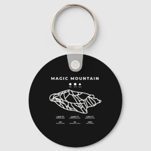 Porte-clés Magic Mountain Ski Snowboard Ski Idaho Skier