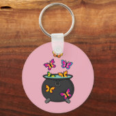 Porte-clés Magical Butterflies from a cauldron (Recto)