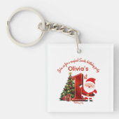 Porte-clés Magical Santa Birthday Design for Kids (Devant)