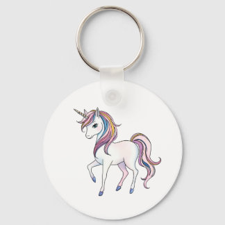 Porte-clés Magical Unicorn Dreams - Whimsical Imaginaire Desi