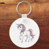 Porte-clés Magical Unicorn Dreams - Whimsical Imaginaire Desi (Verso)
