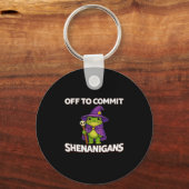 Porte-clés Magicien drôle de Shenanigans de validation minima (Recto)