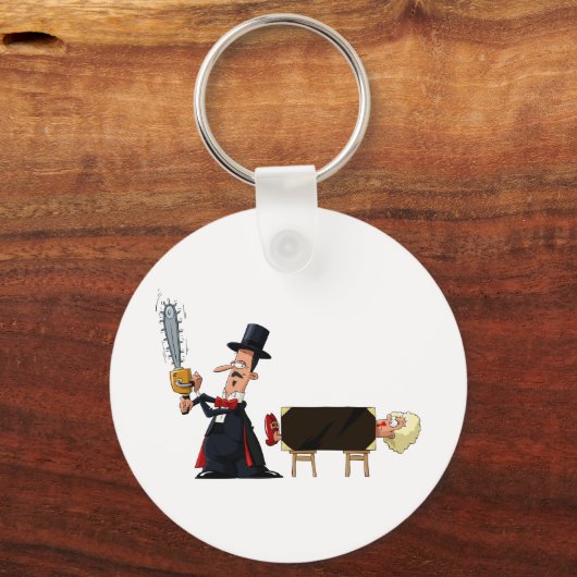 Porte-clés Magicien exécutant (Recto)