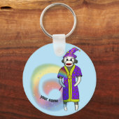 Porte-clés Magicien Singe Chaussette (Recto)