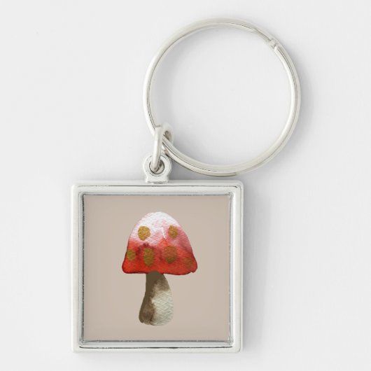 Porte-clés Magie de Toadstool de champignon rouge (Devant)