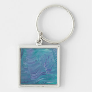Porte-clés Magie sous-marine, Art abstrait coloré unique