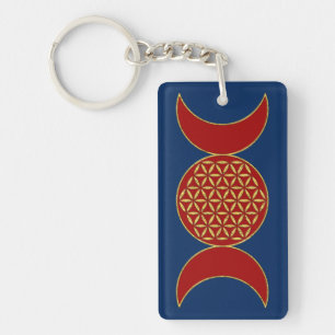 Porte-clés Magie Triple Moon - Spirit Flower Of Life 1 Sweat