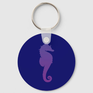 Porte-clés Magie Violette Hippocampe