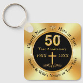 Porte-clés Magnifique, 50ème anniversaire de l'église, Fête F (Recto)