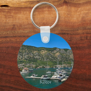 Porte-clés Magnifique baie de Kotor au Monténégro voyage