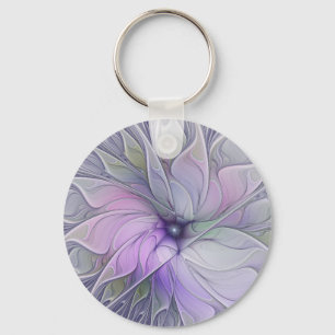 Porte-clés Magnifique beauté moderne abstraite art fractal fl