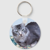 Porte-clés Magnifique Chat Relaxant (Verso)
