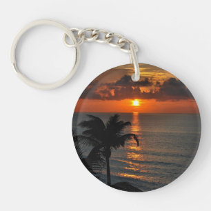 Porte-clés Magnifique coucher de soleil tropical