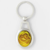 Porte-clés Magnifique image macro rose jaune (Devant)