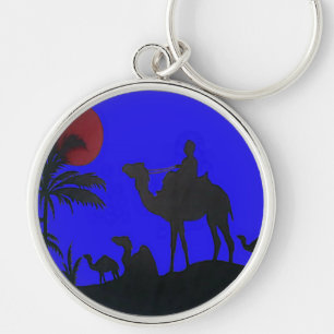 Porte-clés Magnifique Impression d'Art de Safari à Chameau au