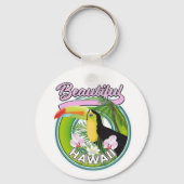 Porte-clés magnifique logo Hawaii Travel (Verso)