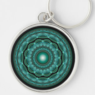 Porte-clés Magnifique mandala fractal brillant