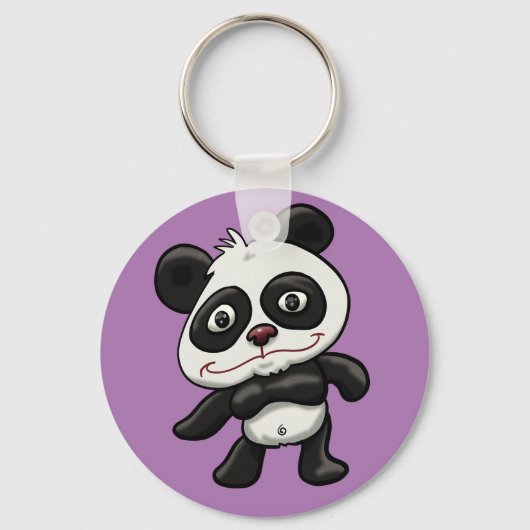 Porte-clés Magnifique Panda de dessin animé (Recto)