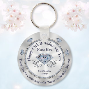 Porte-clés Magnifiques Faveurs de Fête d'Anniversaire Personn