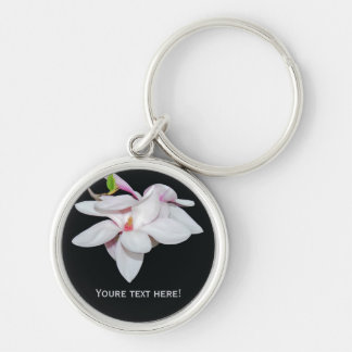Porte-clés Magnolia blanc