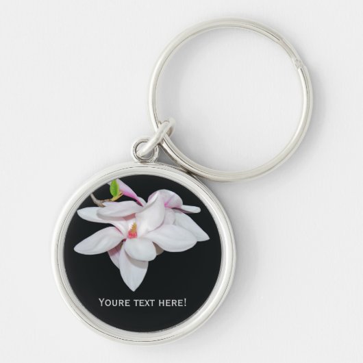Porte-clés Magnolia blanc (Devant)
