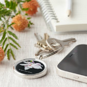 Porte-clés Magnolia blanche (Côté)