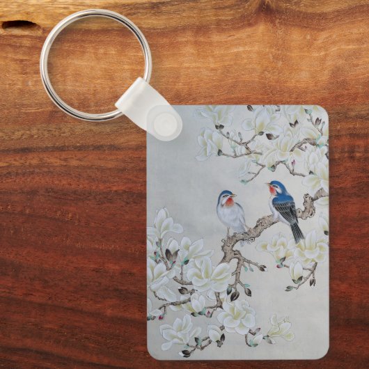 Porte-clés Magnolia blanche (Recto)