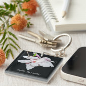 Porte-clés Magnolia blanche (Devant Droit)