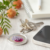 Porte-clés Magnolia et la peinture de pavot (Côté)