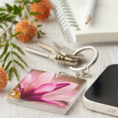 Porte-clés Magnolia rose (Devant Droit)