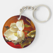 Porte-clés Magnolia sur Red Velvet Martin Johnson Heade (Dos)