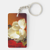 Porte-clés Magnolia sur Red Velvet Martin Johnson Heade (Dos)