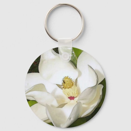 Porte-clés Magnolia White (Recto)